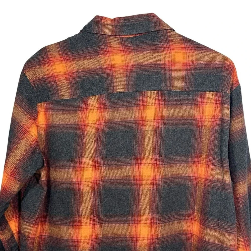 Old Navy Womens The Boyfriend Flannel Shirt Size‎ M ASO Swiftie Evermore Country